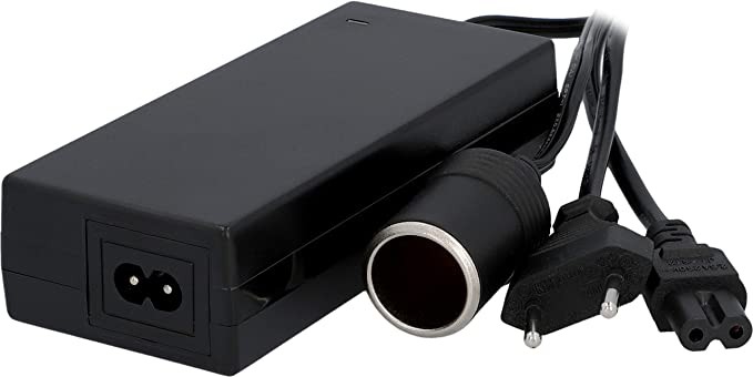 AEG Car Voltage Converter KA6 Car Power Adapter Power Adapter Charger 230 V AC to 12 V / 6 A DC (Max 72 W) with Cigarette Lighter Jack